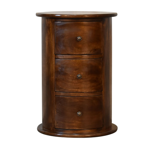 3 Drawer Chestnut Drum - product view