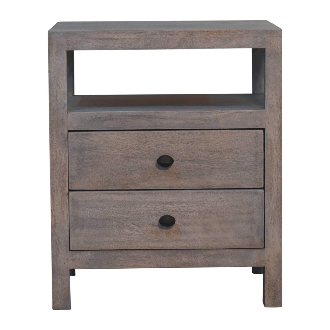 Acid Wash 2 Drawer Open Bedside - product view