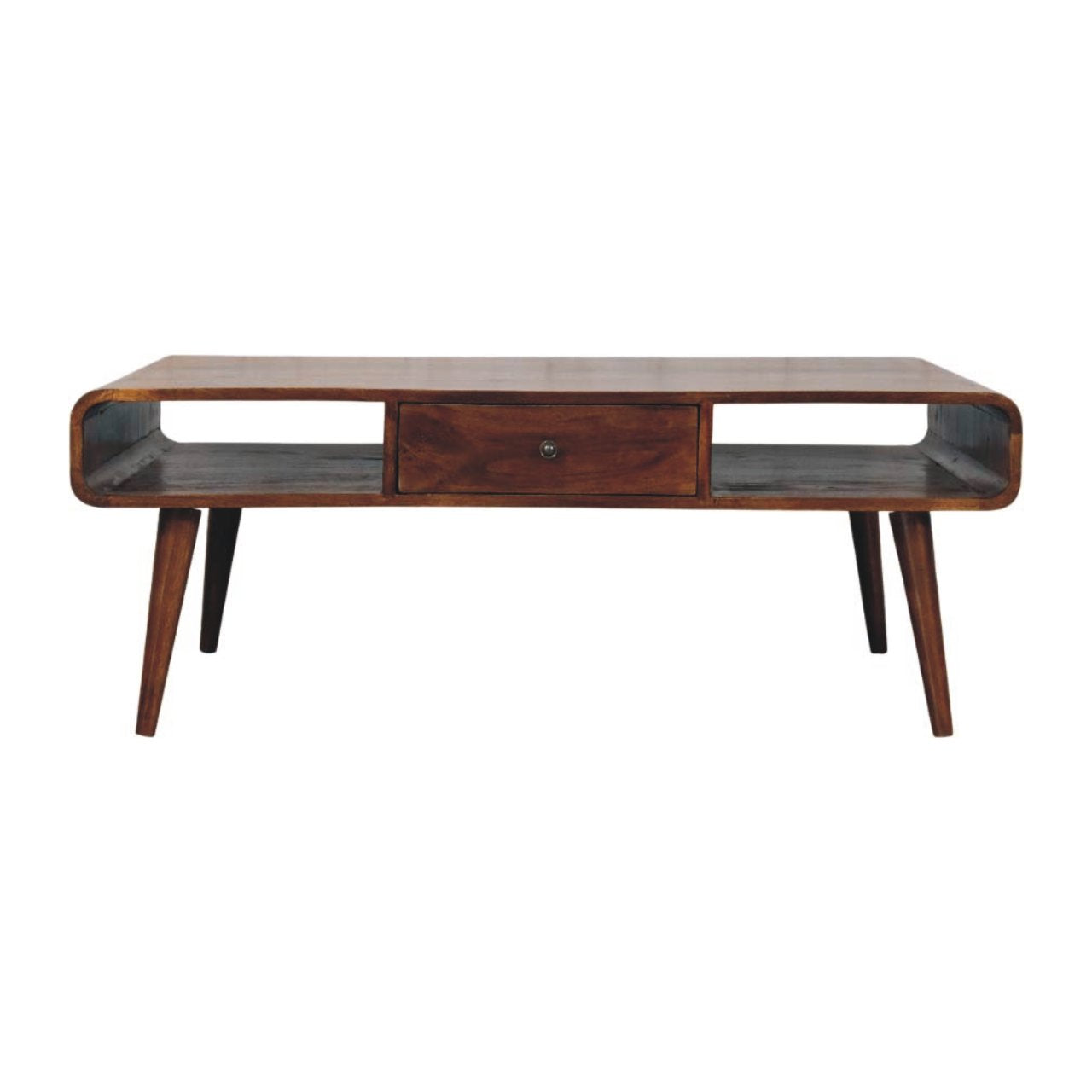 Avora 2 Drawer Chestnut Coffee Table - product view