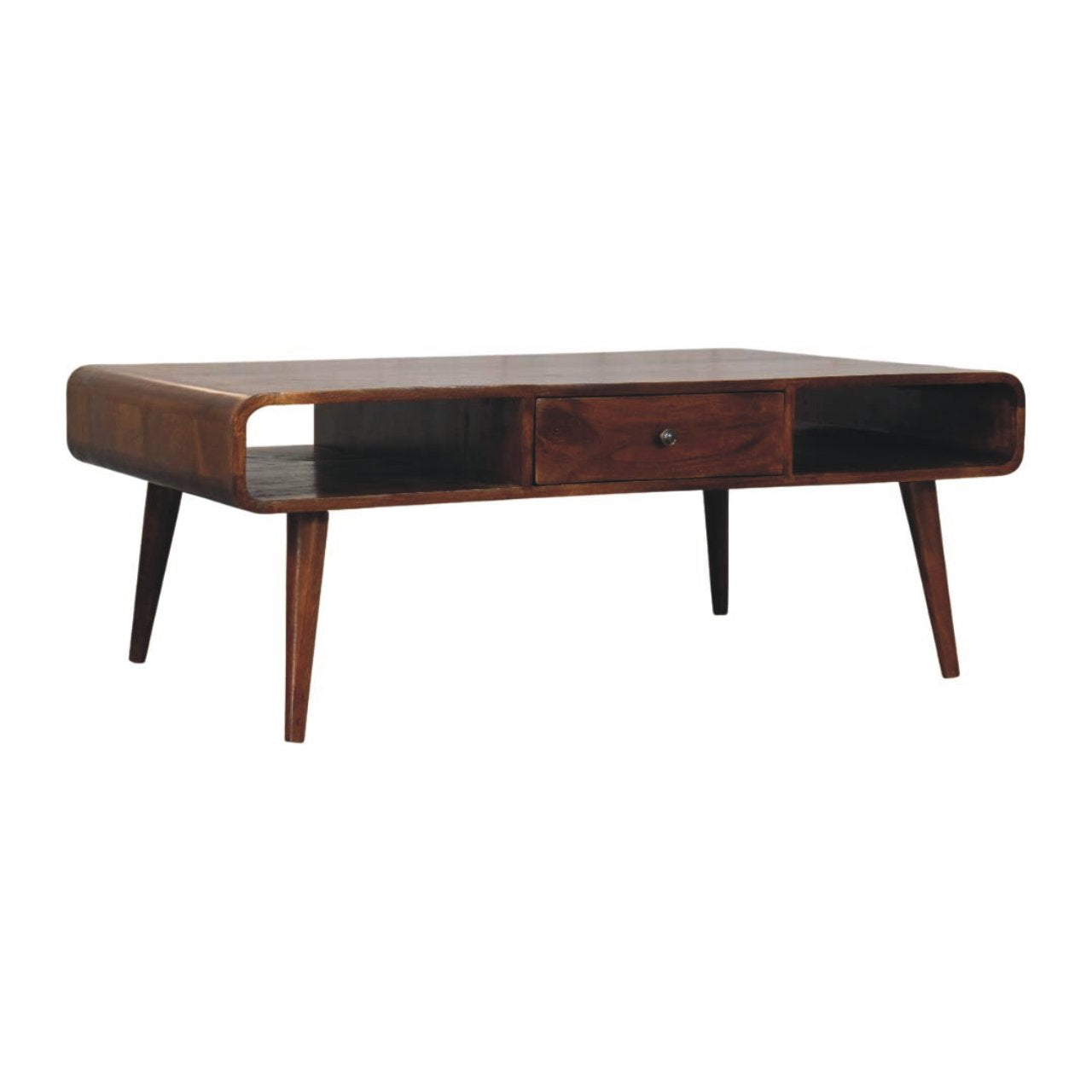 Avora 2 Drawer Chestnut Coffee Table - verified alternate view 2