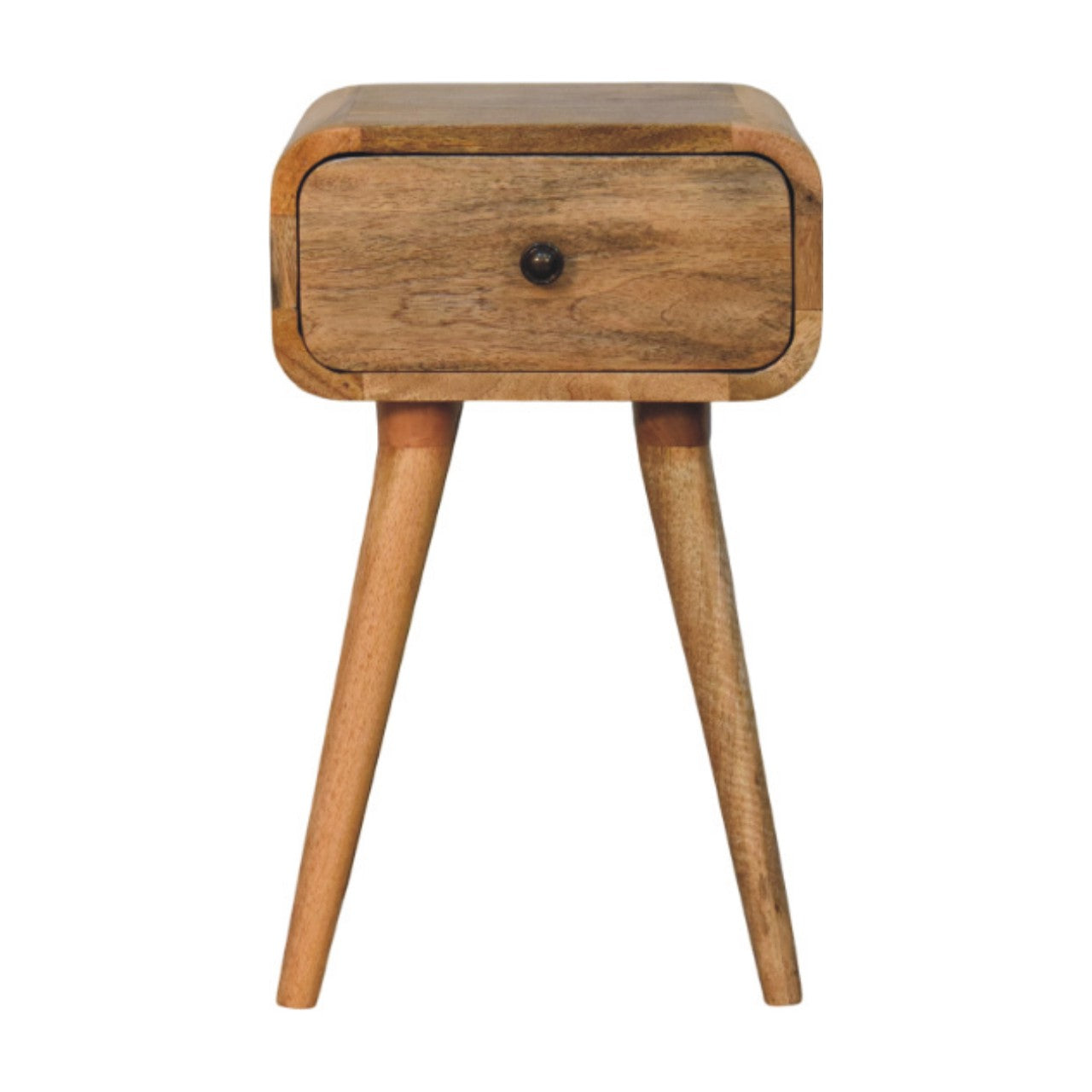 Avora Mini Oak-ish Nightstand with 1 drawer - product view