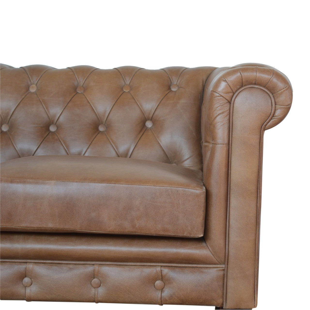 Buffalo Leather Chesterfield - verified alternate view 4