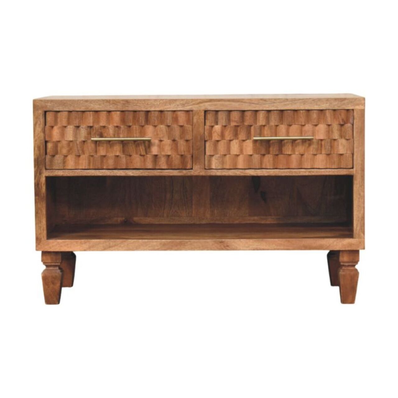 Cadiz Carved Entryway Shoe Cabinet - product view