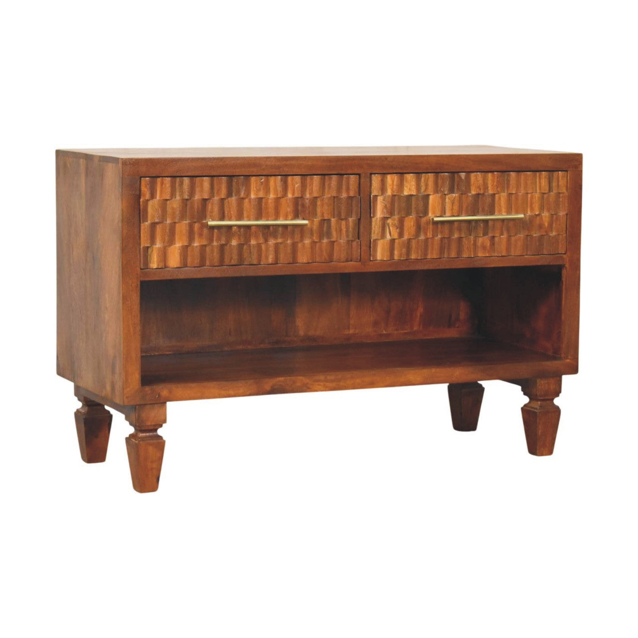 Cadiz Carved Shoe Bench - view 3