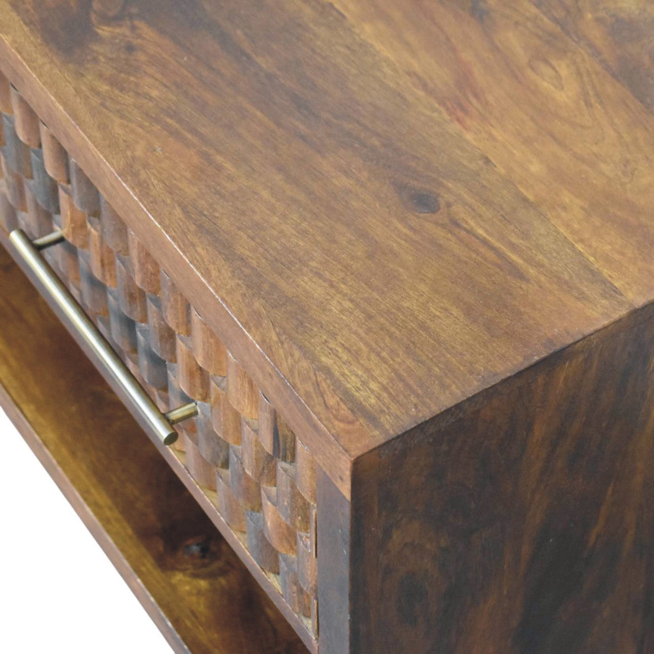 Cadiz Carved Shoe Bench - view 5