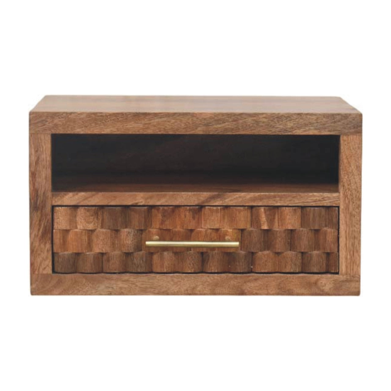 Cadiz Carved Slot-Drawer Bedside - product view