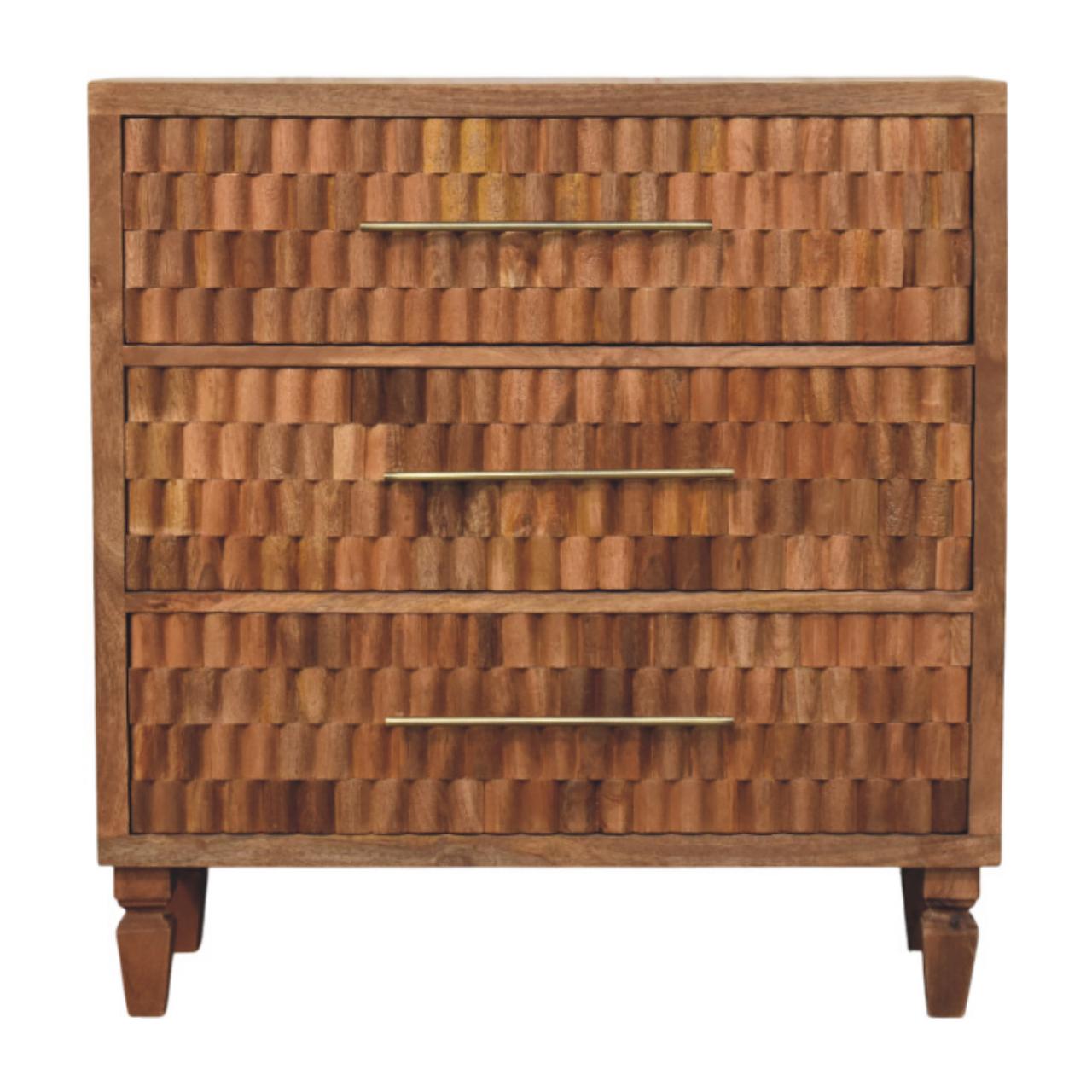 Cadiz Carved Storage Chest - product view