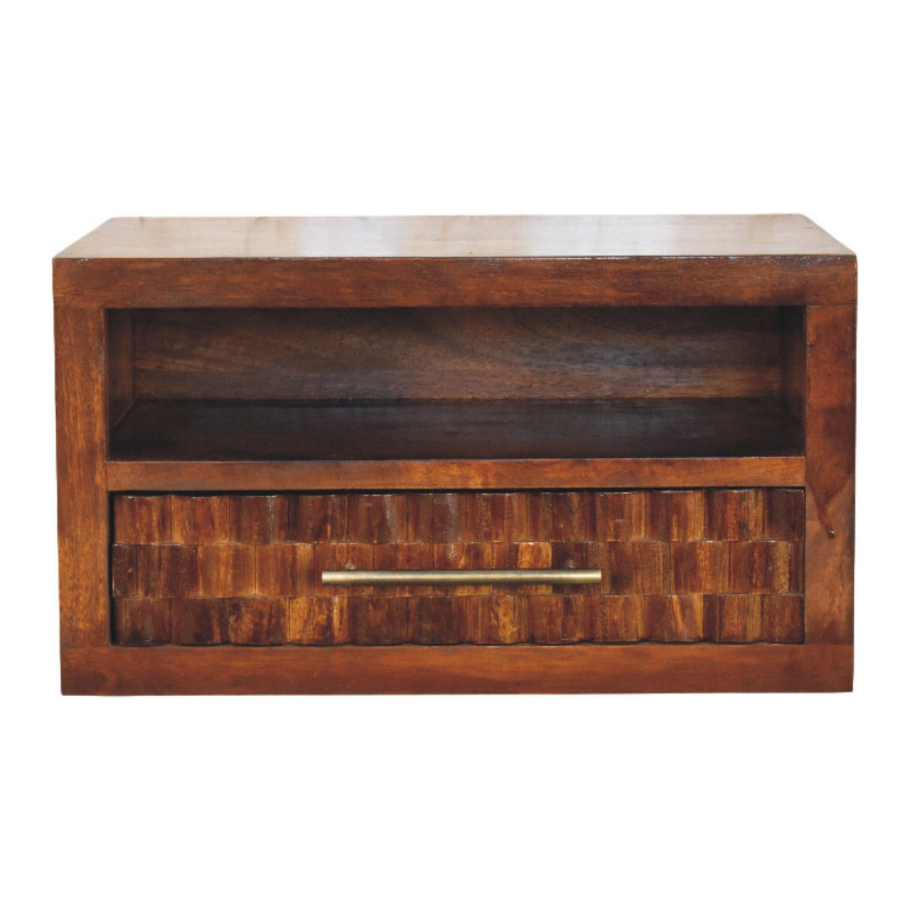 Cadiz Textured Bedside Table - product view