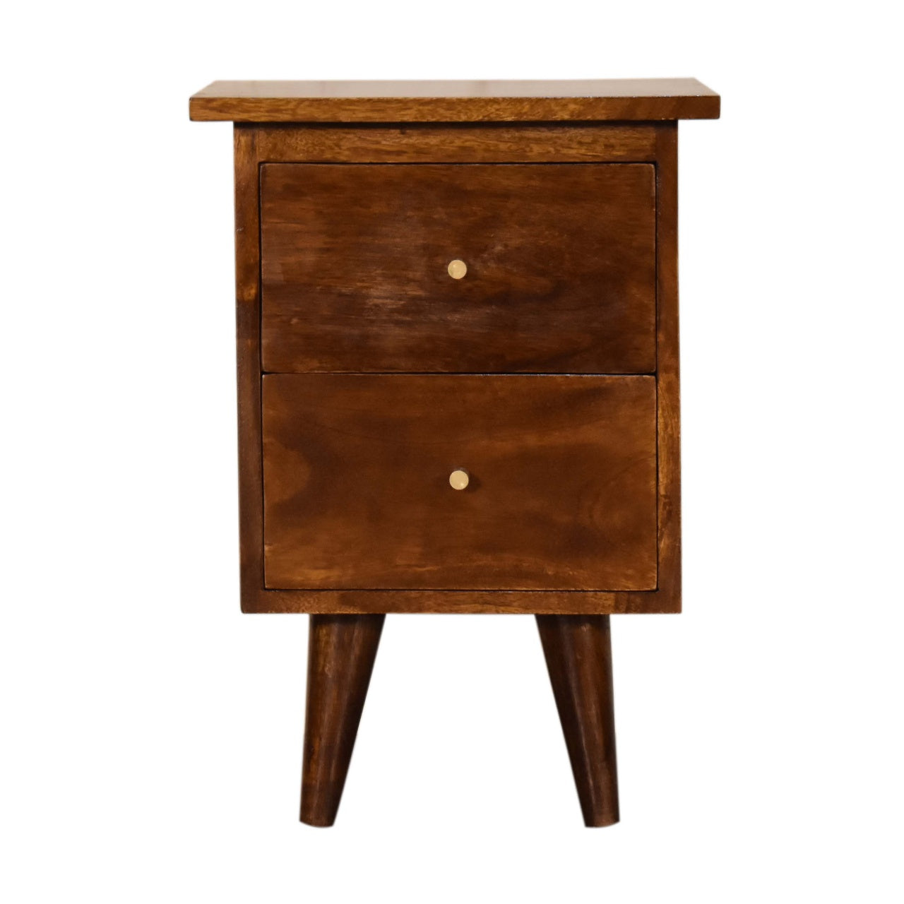 Chestnut Slimline Bedside - product view