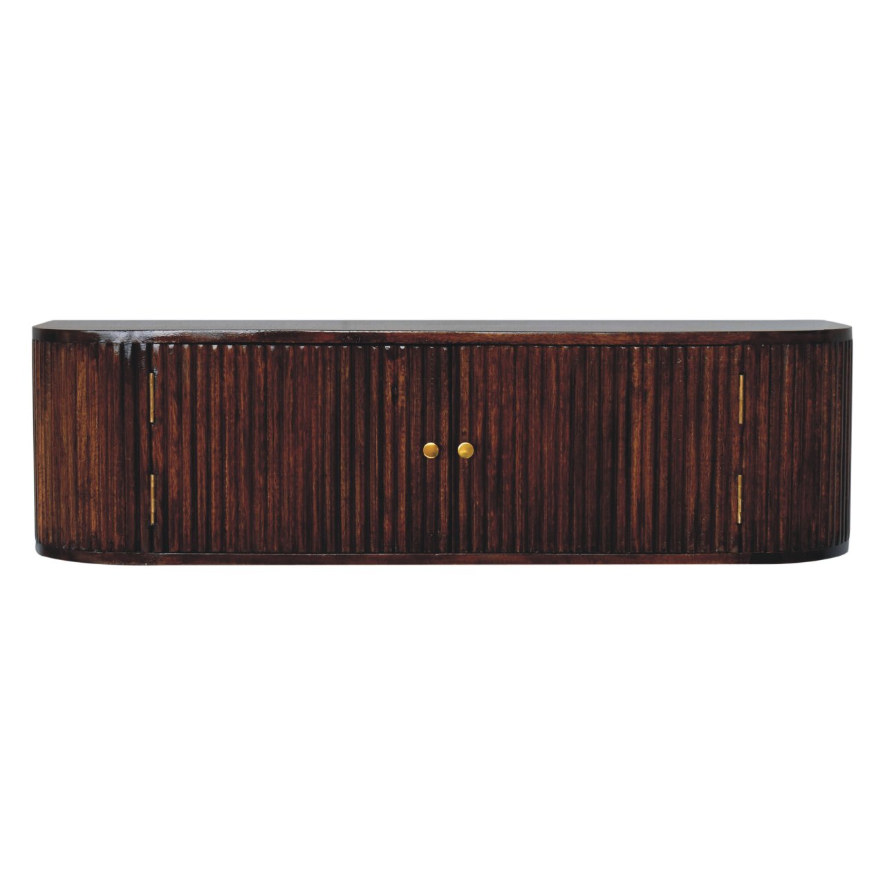 Chunky Chestnut Wall Mounted Console - product view