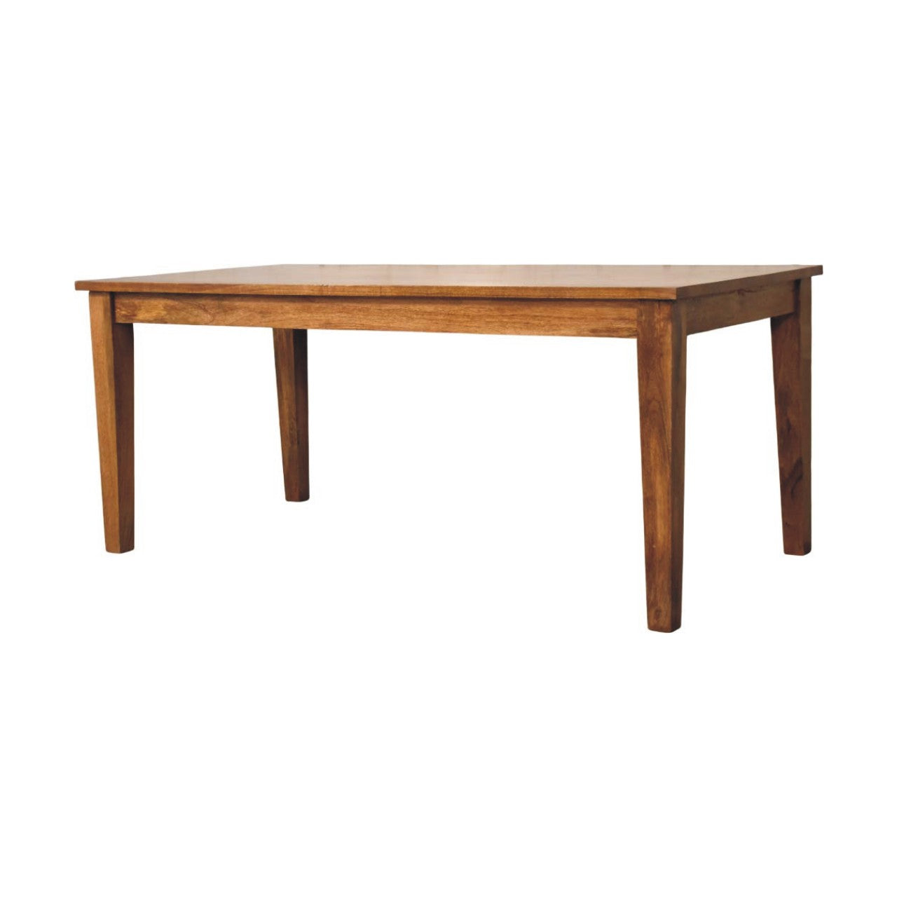 Classic Golden Teak Solid Wood Dining Table - verified alternate view 2