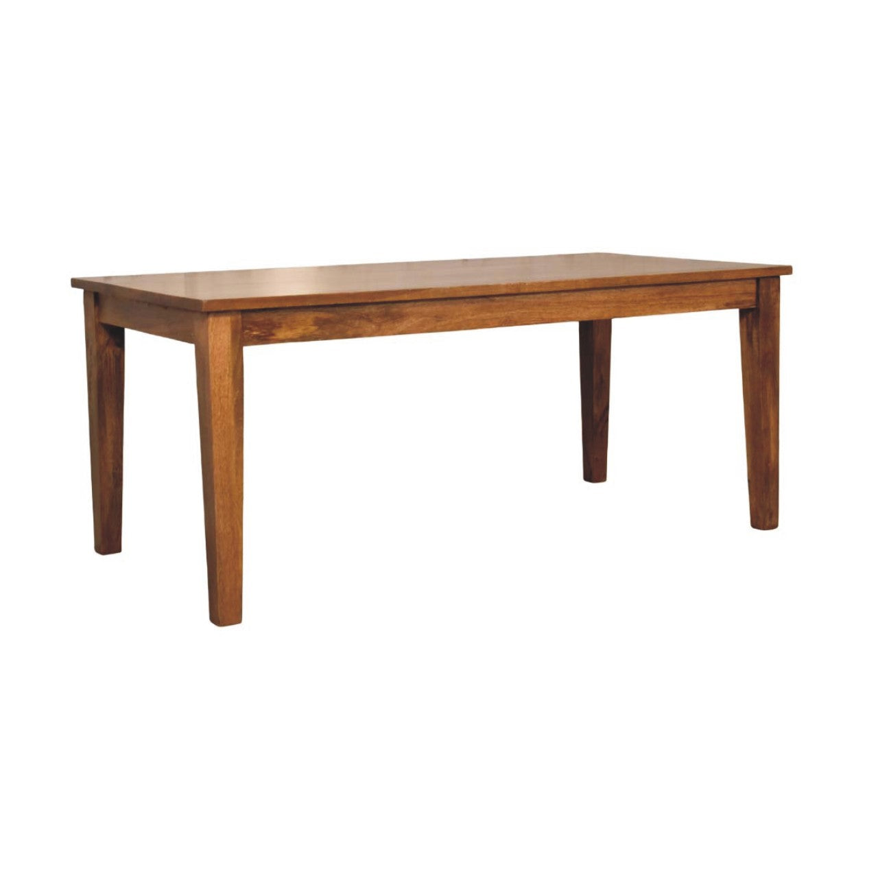 Classic Golden Teak Solid Wood Dining Table - verified alternate view 3