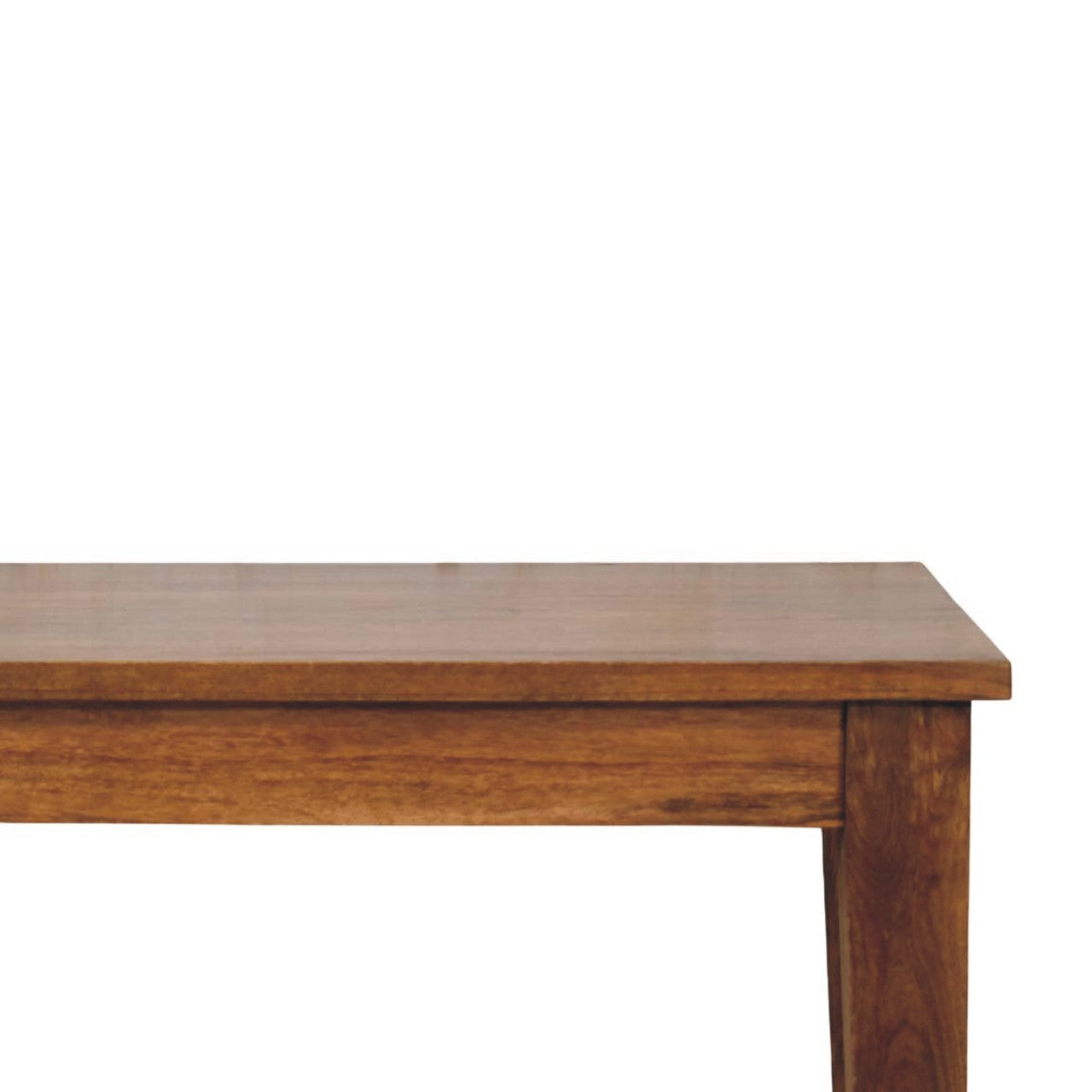 Classic Golden Teak Solid Wood Dining Table - verified alternate view 4