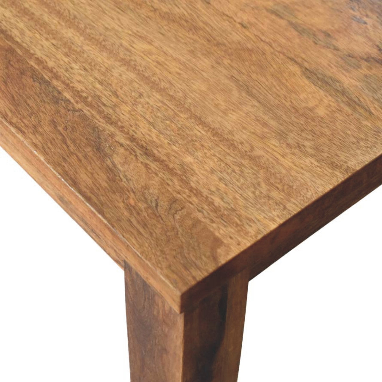 Classic Golden Teak Solid Wood Dining Table - verified alternate view 5