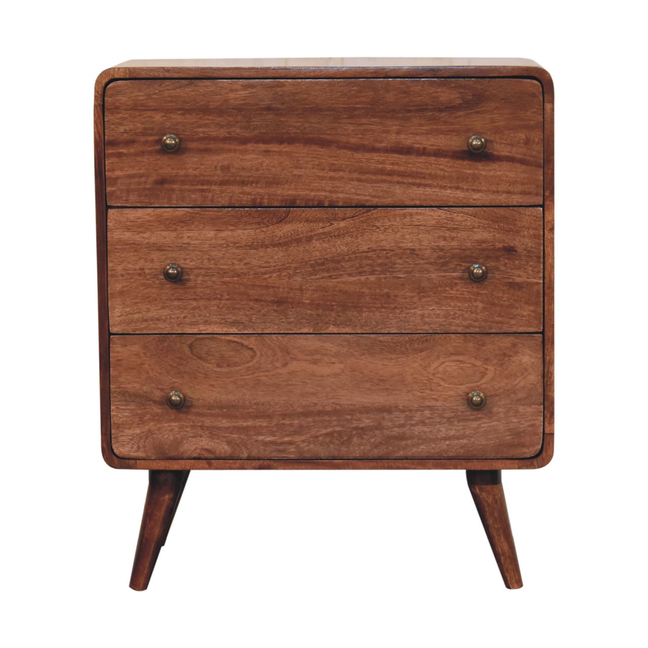 Curved Honey Caramel Chest - product view