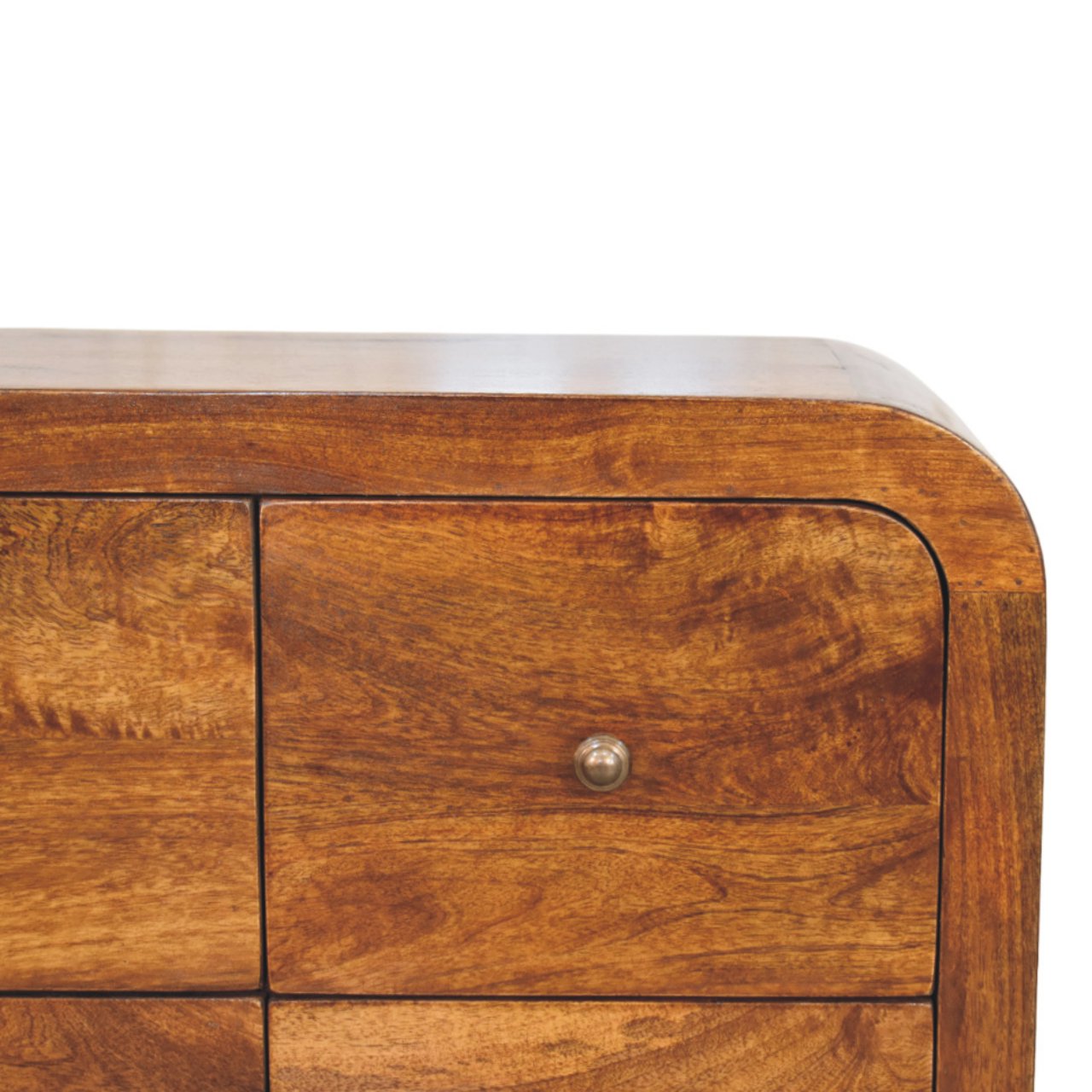 Darcy 3 over 3 Drawer Chest in Chestnut Finish - verified alternate view 4