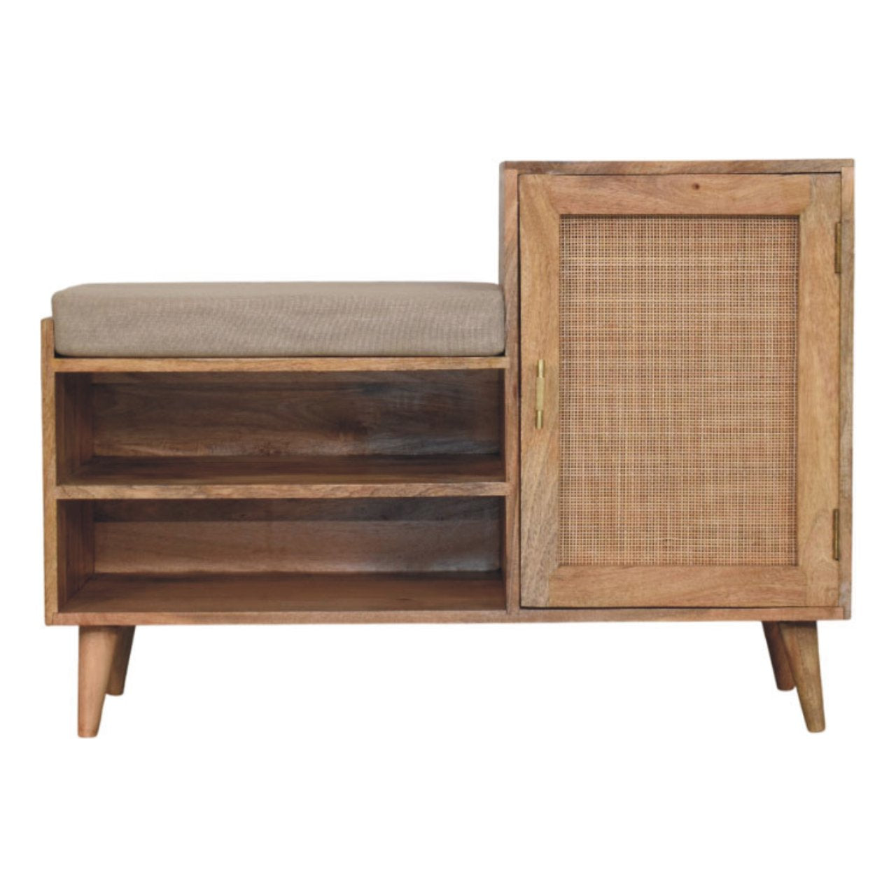 Larissa 2 slot Oak-ish Bench Unit - product view