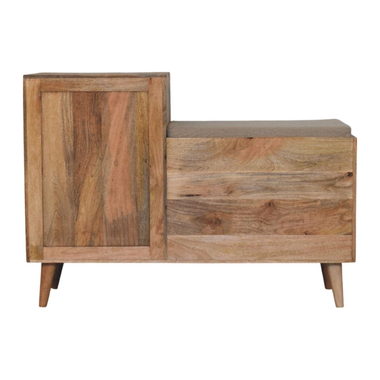 Larissa 2 slot Oak-ish Bench Unit - verified alternate view 2