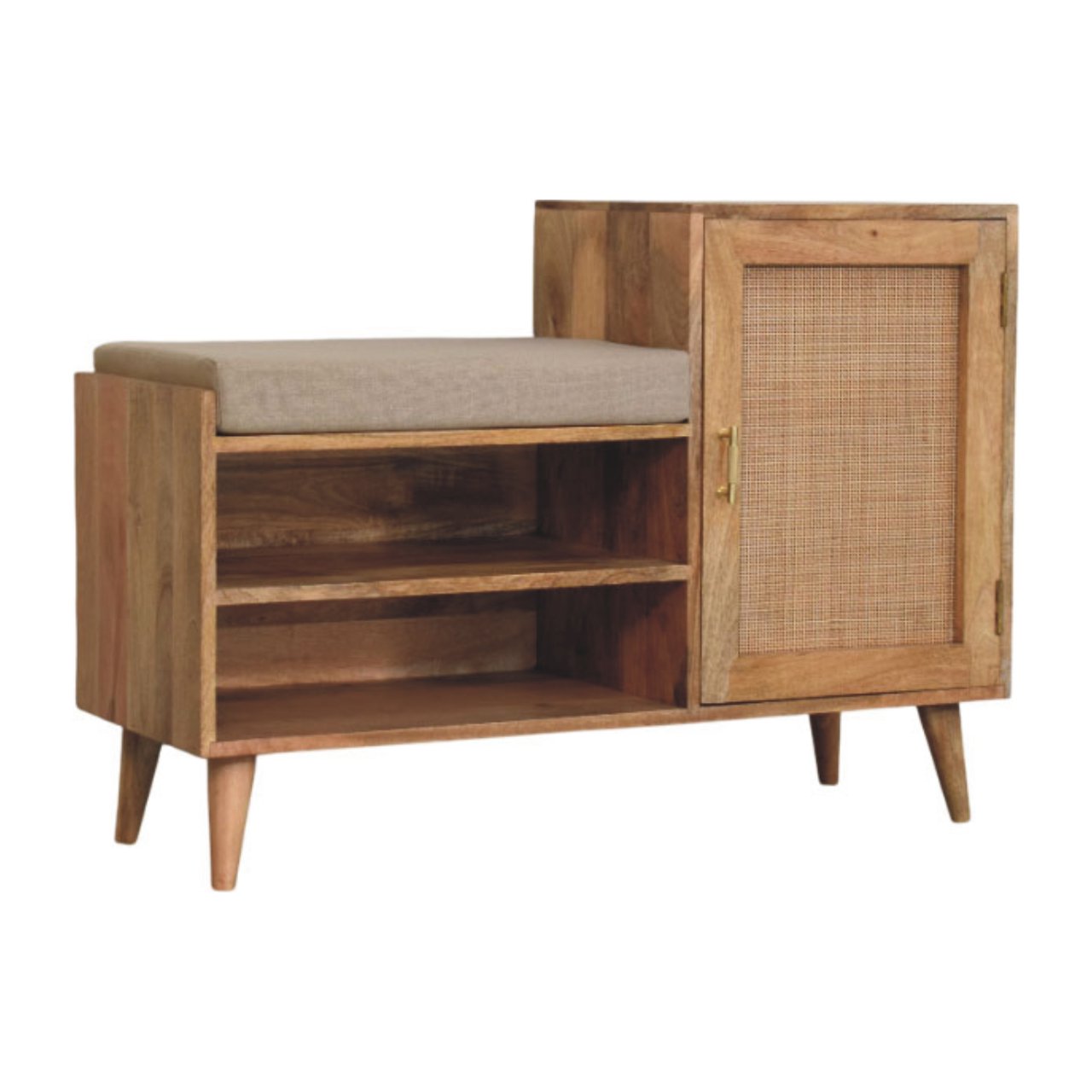 Larissa 2 slot Oak-ish Bench Unit - verified alternate view 4