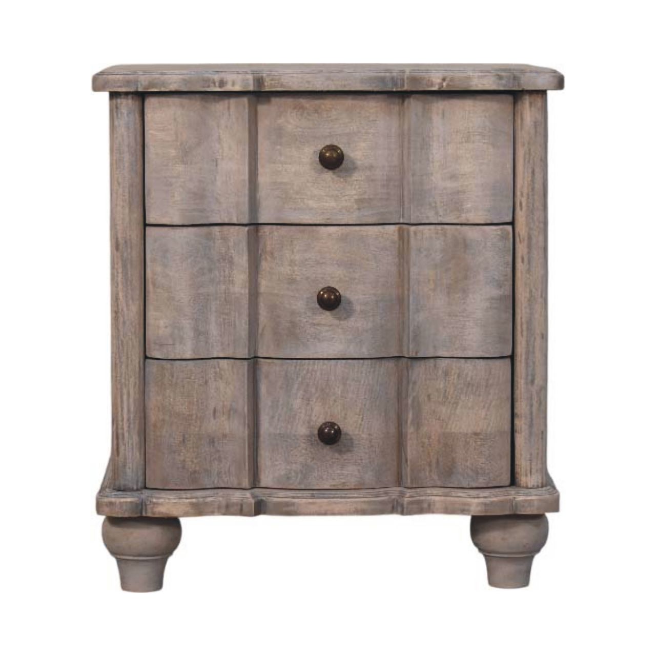 Lume Washed Bedside Table - product view