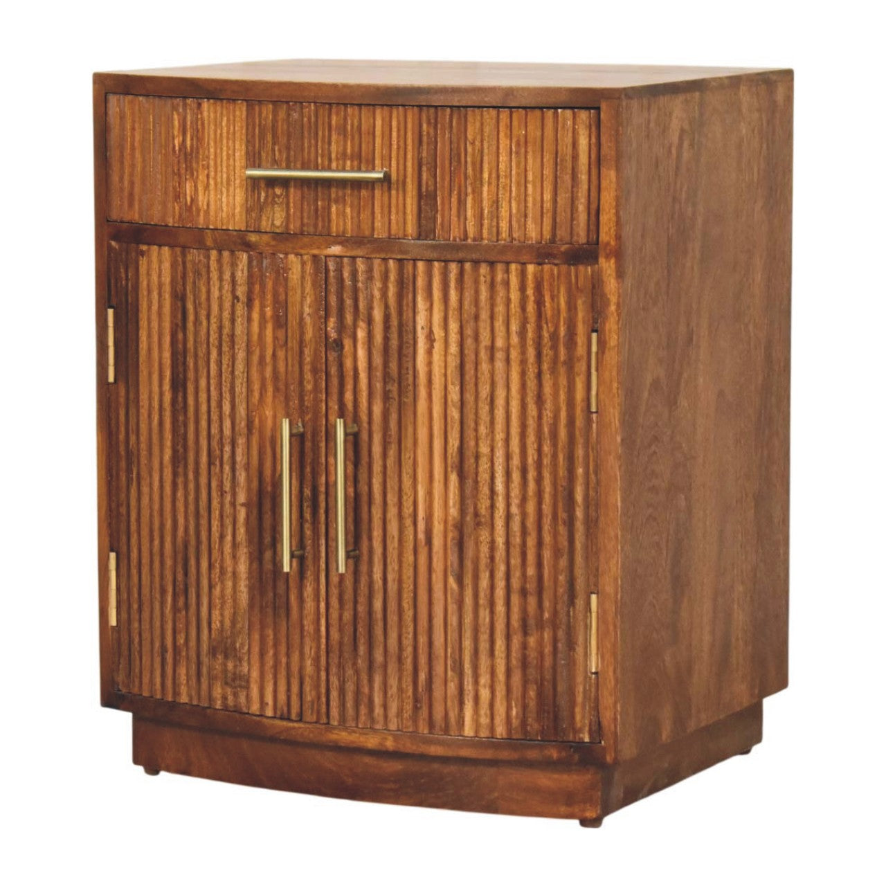 Milan Fluted Bedside Cabinet - view 3