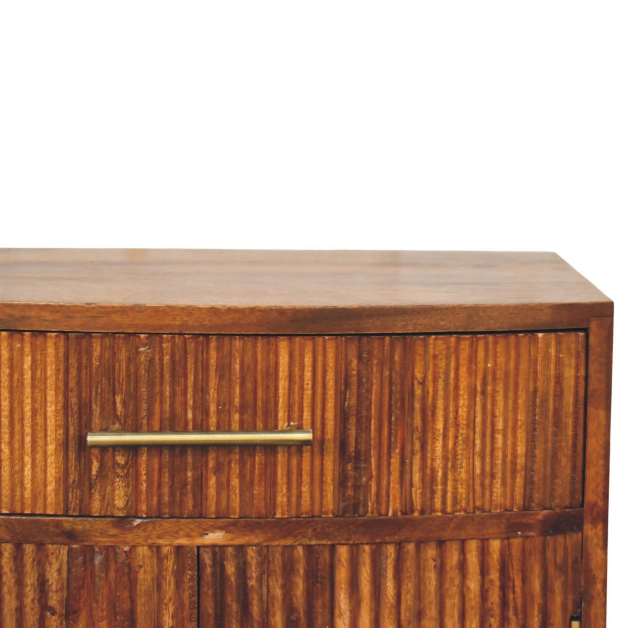 Milan Fluted Bedside Cabinet - view 4