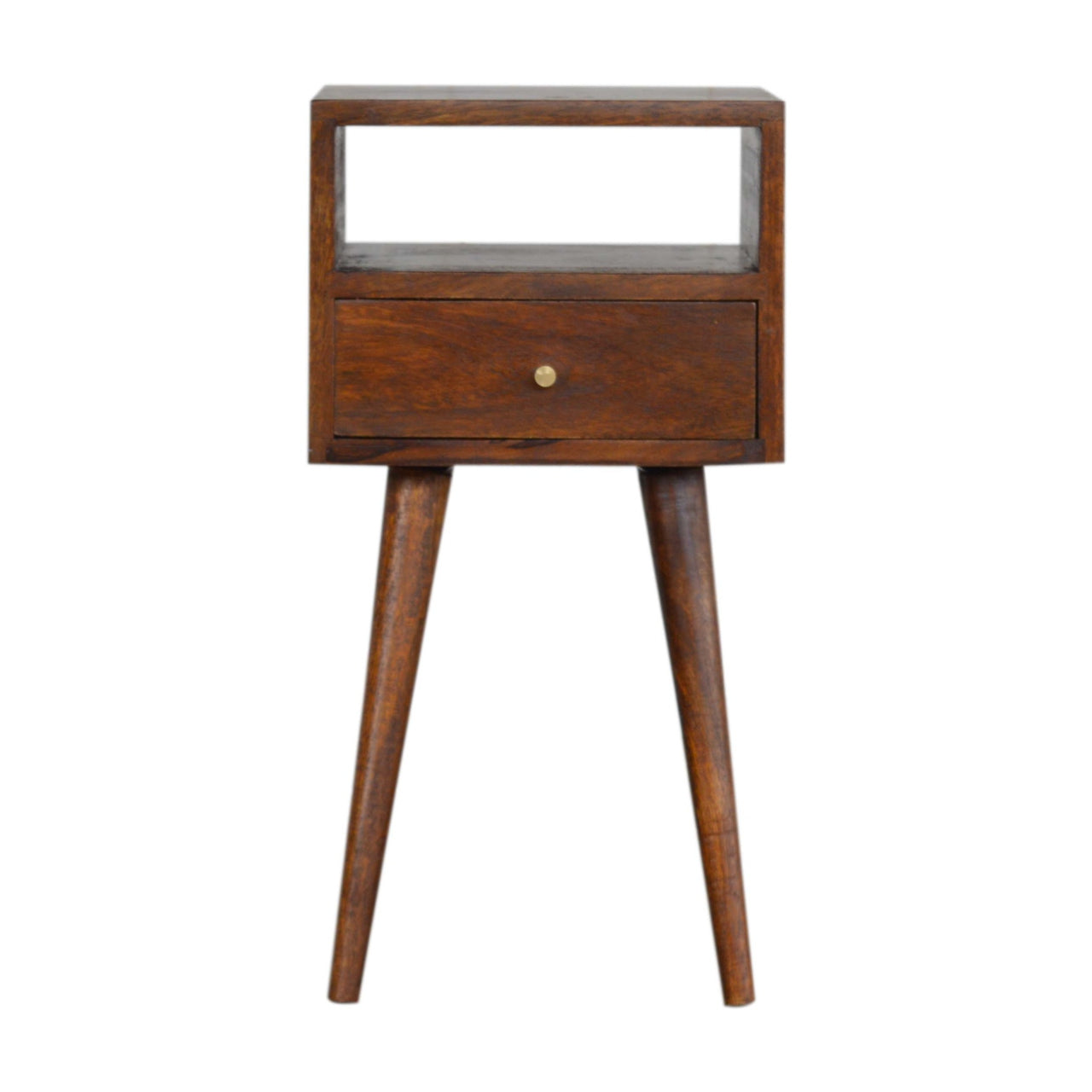 Mini Chestnut Nightstand - product view
