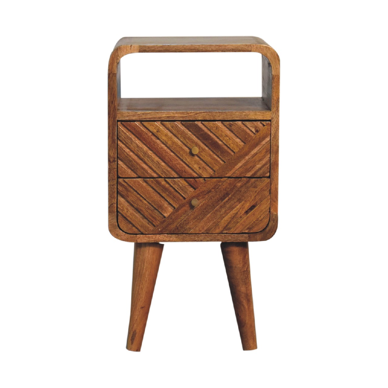 Mini Lille Curved Nightstand - product view