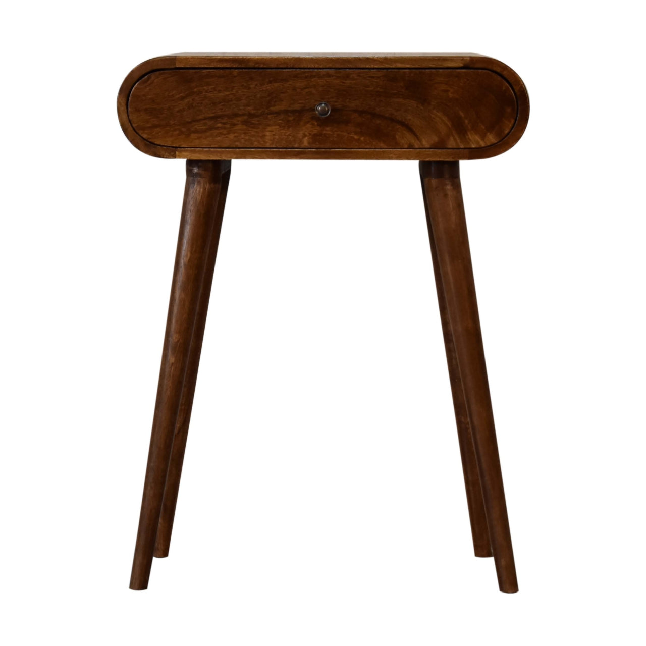 Mini Round Chestnut Console - product view