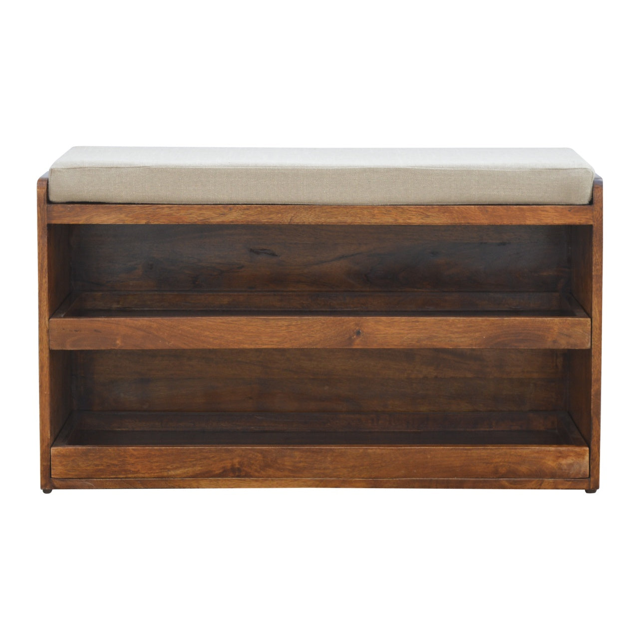 Mud Linen Shoe Bench - product view