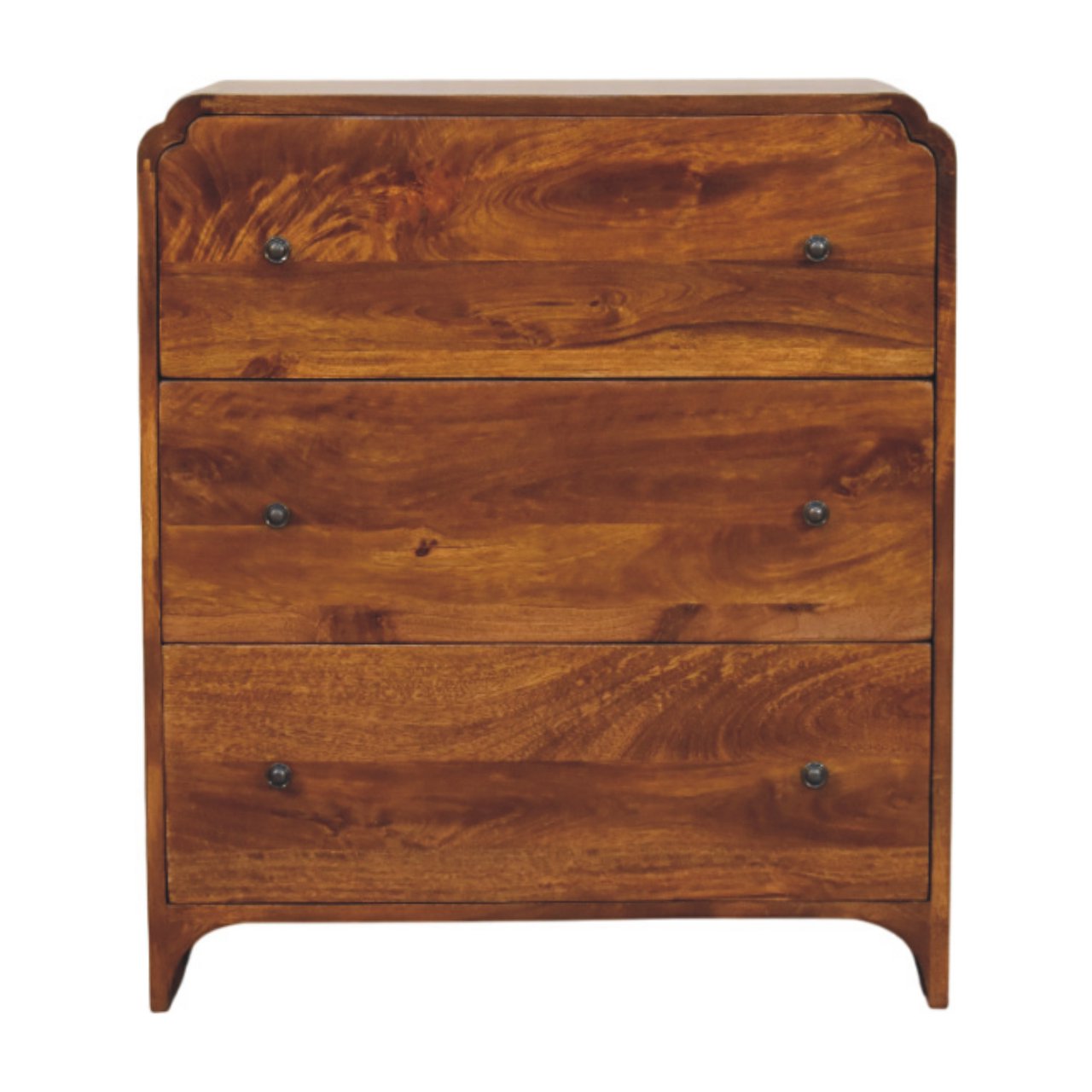 Newton Chestnut 3 Drawer Chest - product view