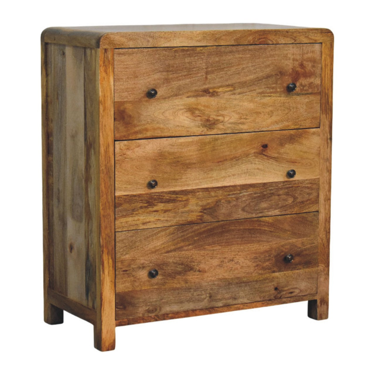 Oakish Three Drawer Chest - verified alternate view 2