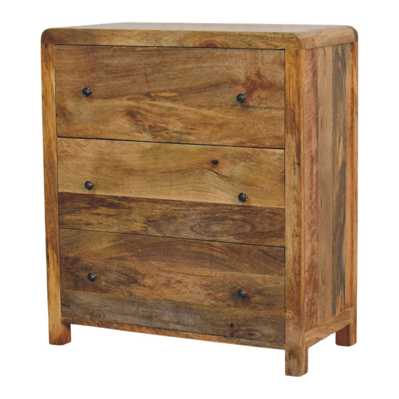 Oakish Three Drawer Chest - verified alternate view 3