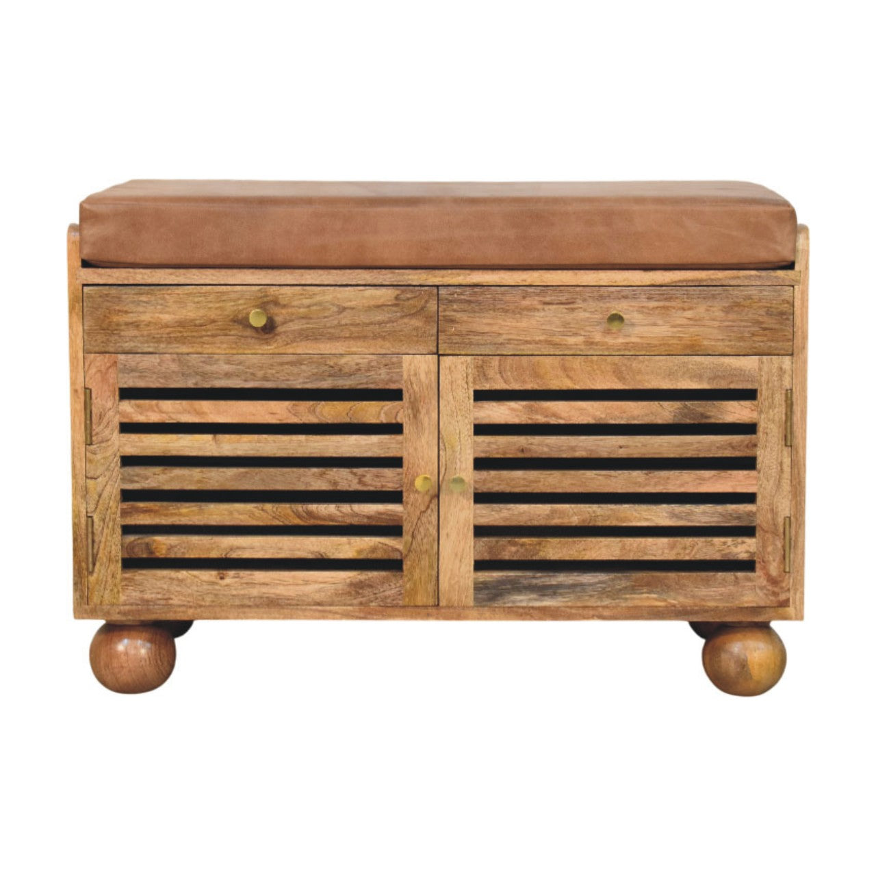 Oakridge Leather Shoe Cabinet - product view