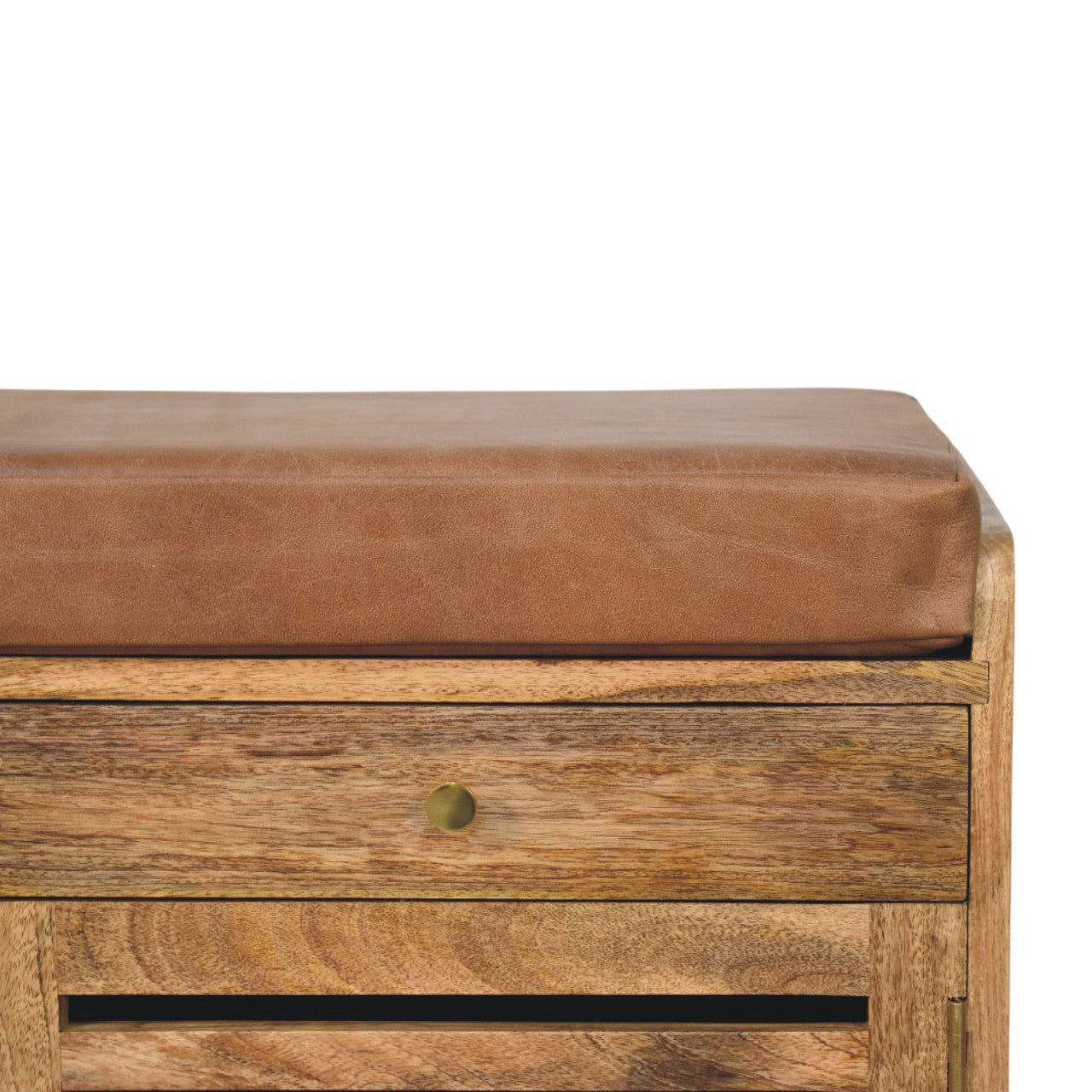 Oakridge Leather Shoe Cabinet - verified alternate view 5
