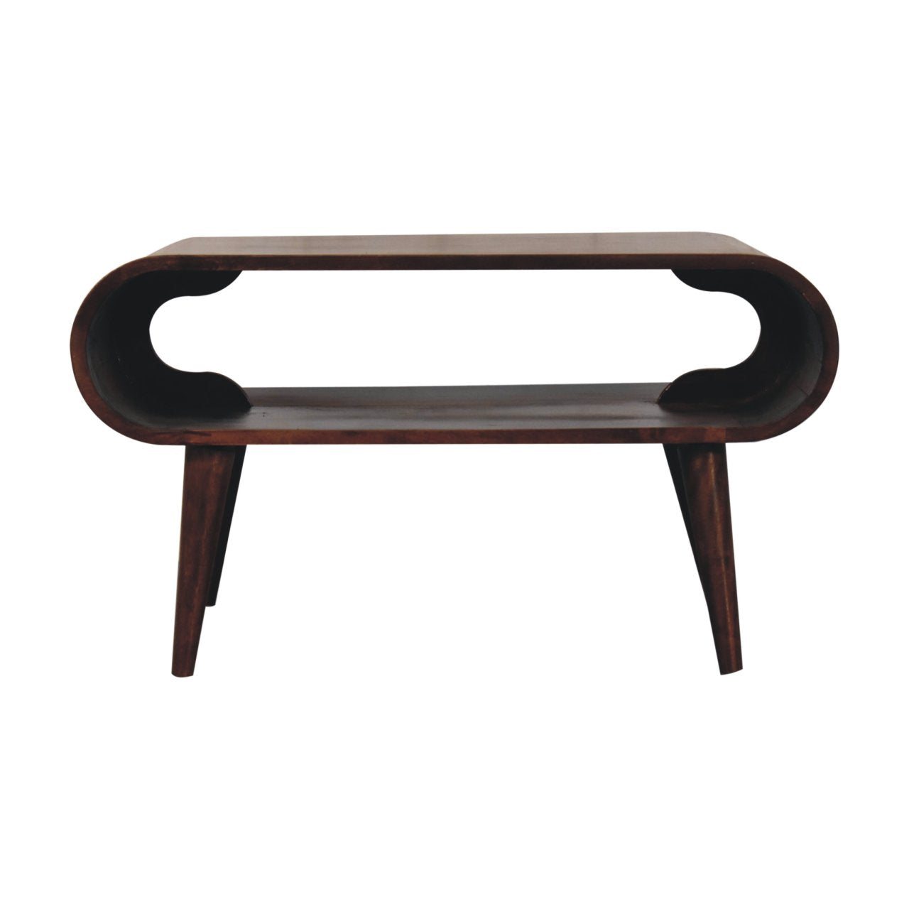 Open California Walnut Coffee Table - product view