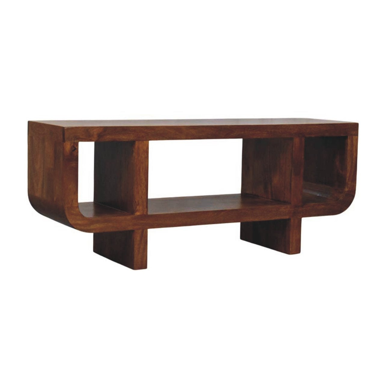 Orion Curved Chestnut Media Unit - verified alternate view 2