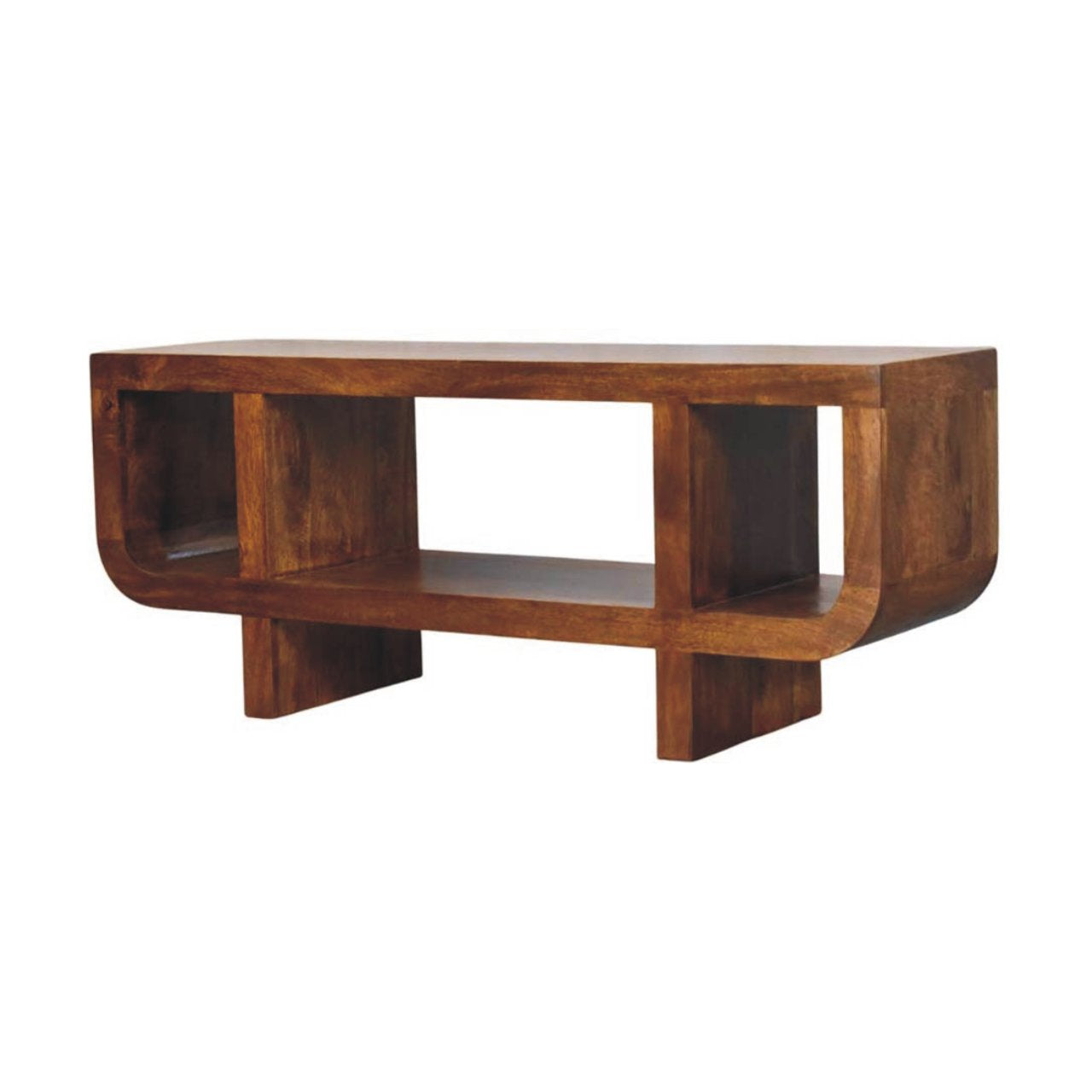 Orion Curved Chestnut Media Unit - verified alternate view 3