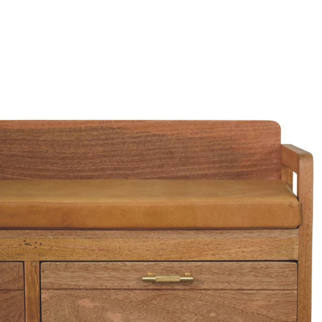Oxford Oak-ish 2 Drawer Storage Bench - verified alternate view 4