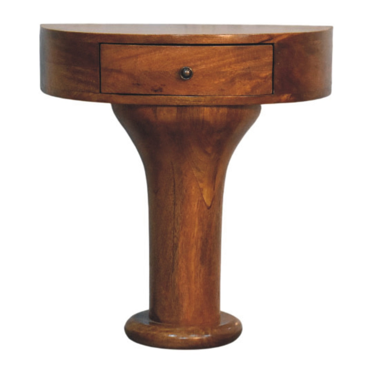 Pedestal Curved Bedside - product view