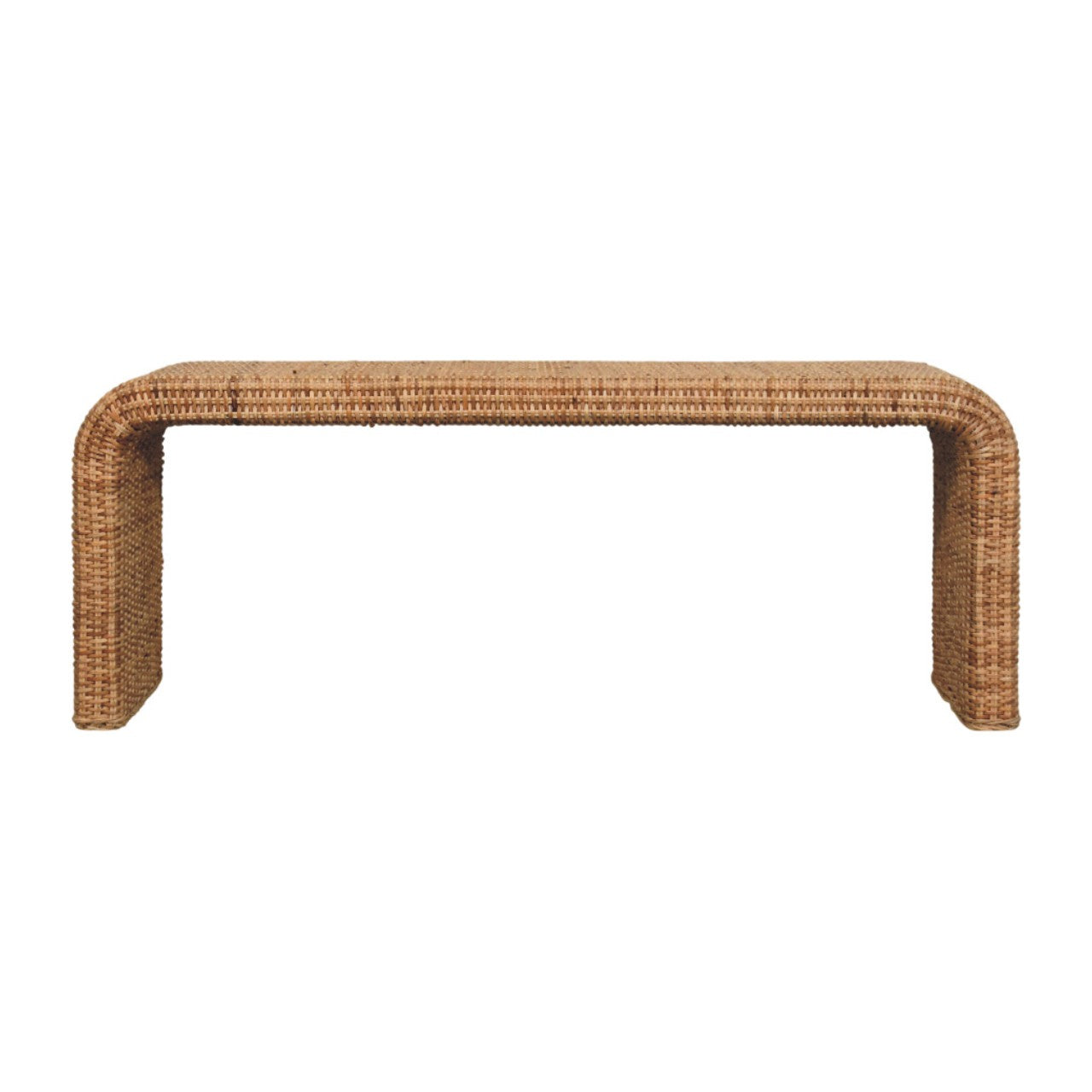 Rattan Weave Bench - product view