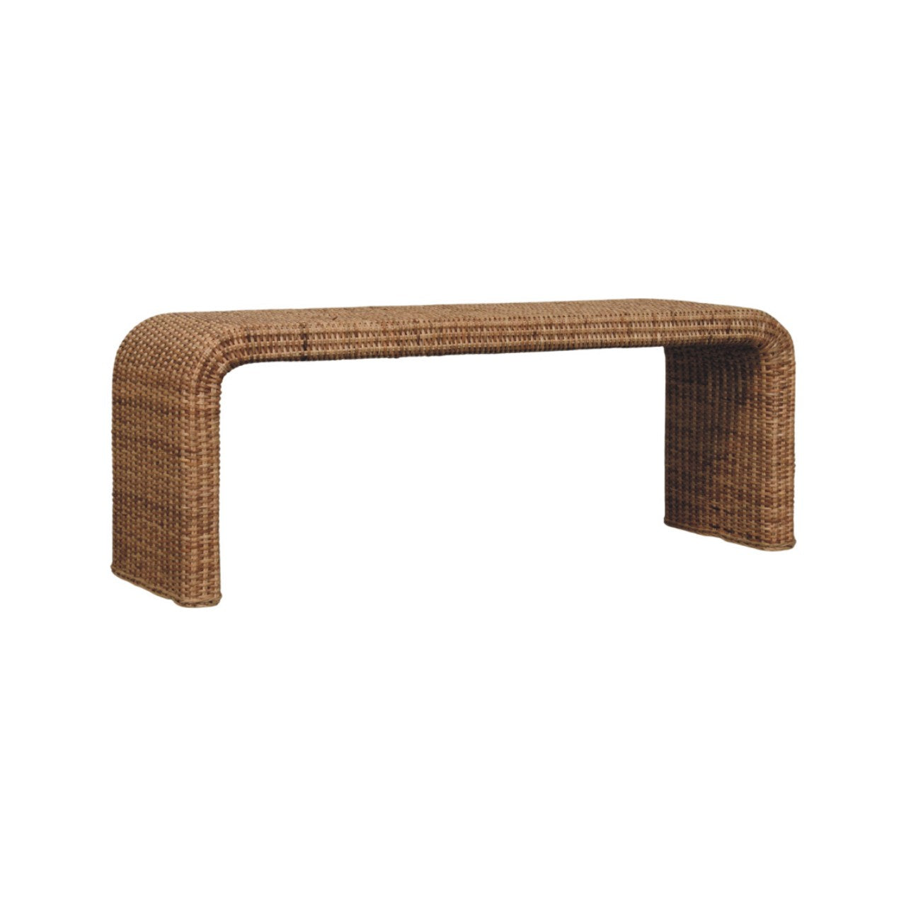Rattan Weave Bench - verified alternate view 2