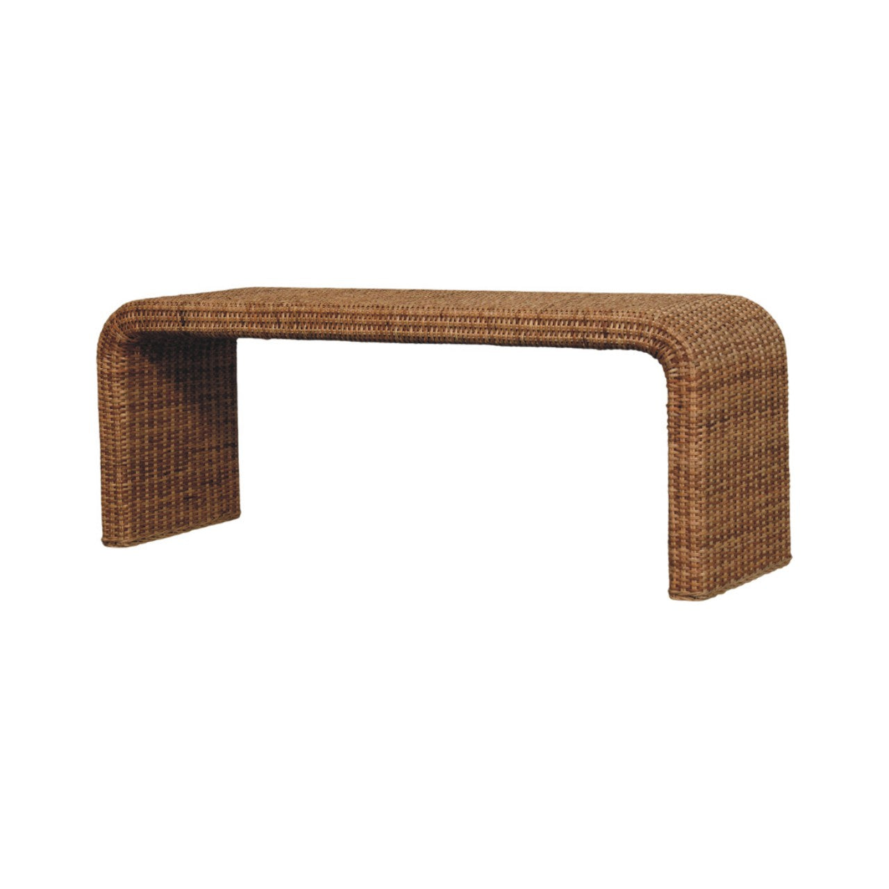 Rattan Weave Bench - verified alternate view 3
