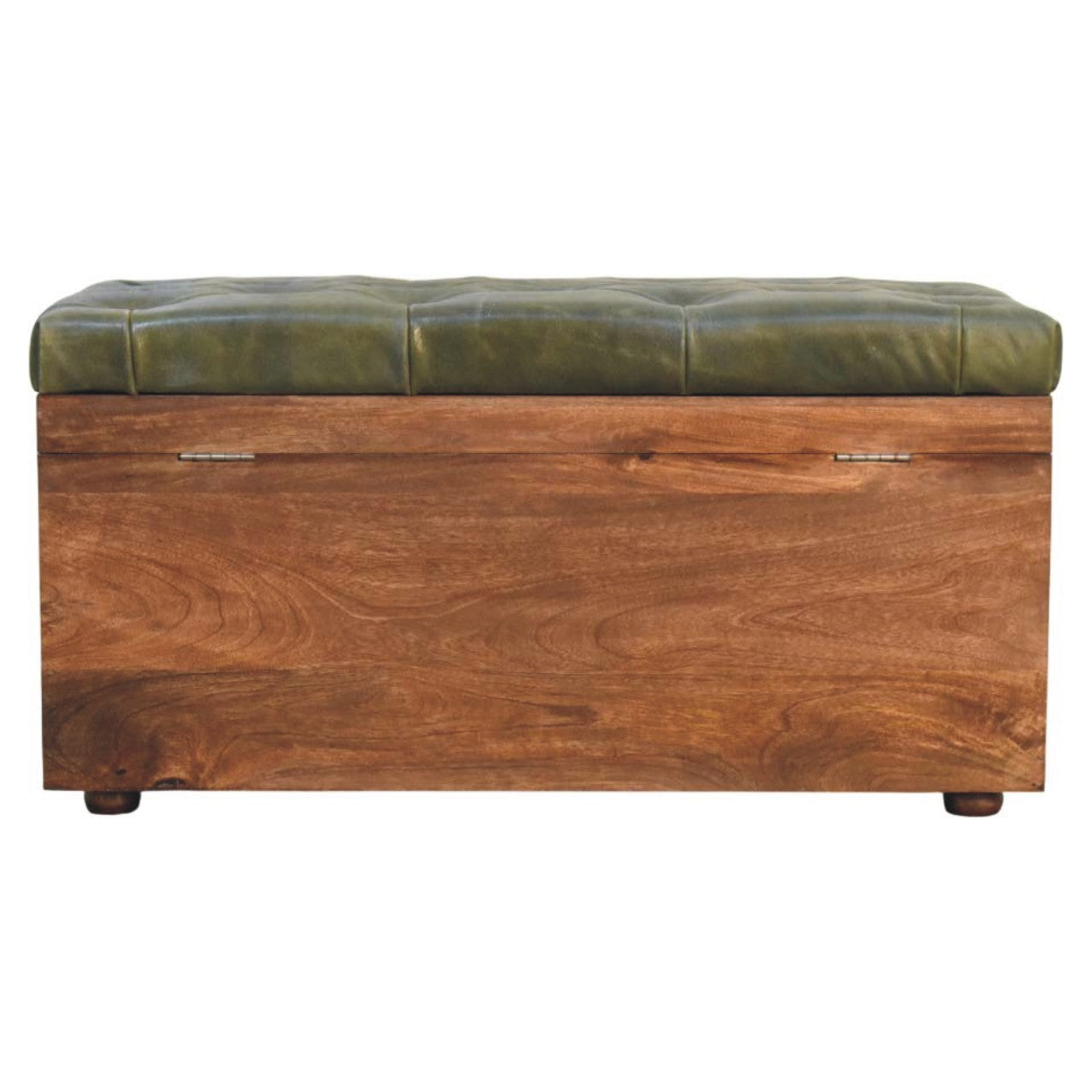 Roasted Almond Storage Trunk Bench - verified alternate view 2
