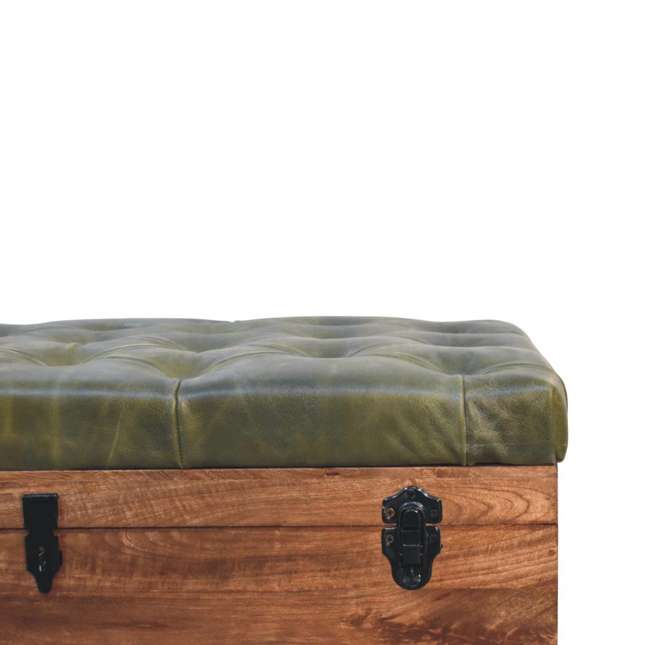 Roasted Almond Storage Trunk Bench - verified alternate view 5
