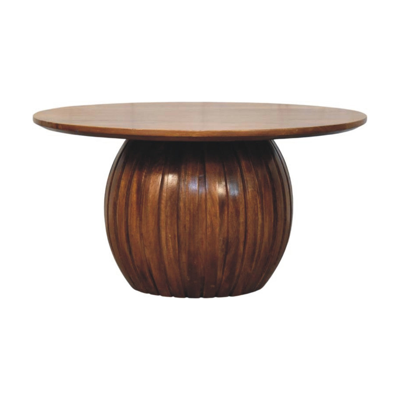 Round Fluted Coffee Table - product view