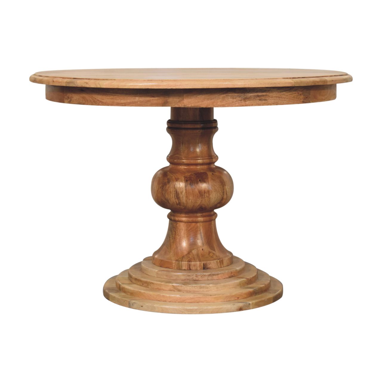 Round Turned Dining Table - product view