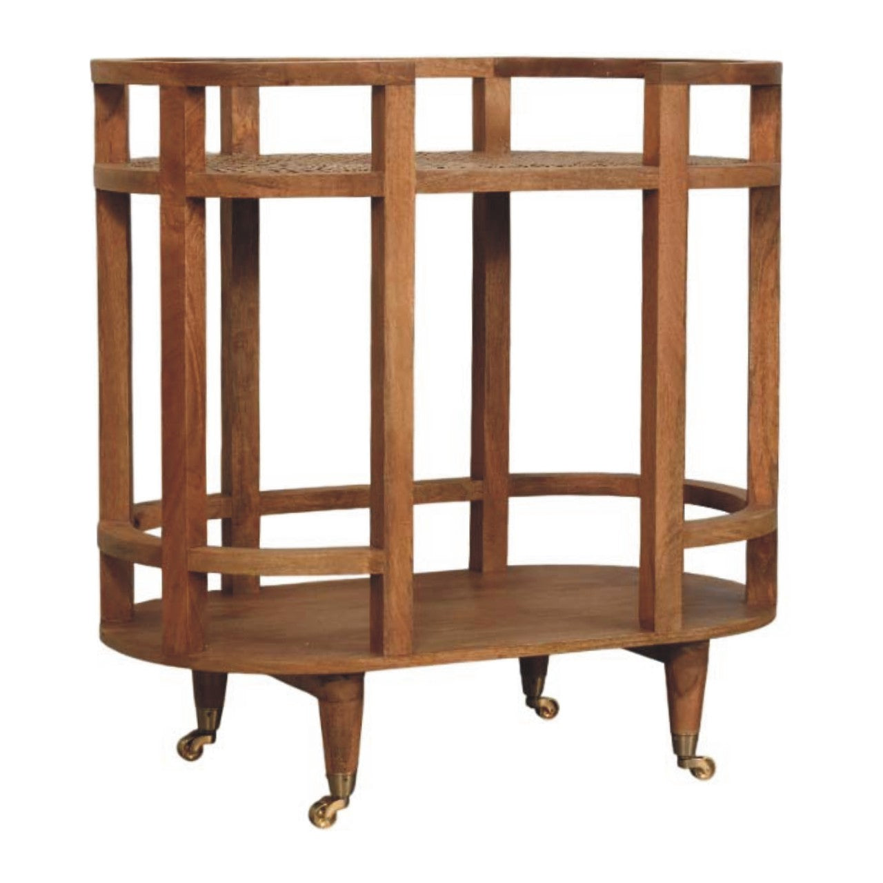 Saffron Rattan Butler Table - verified alternate view 2