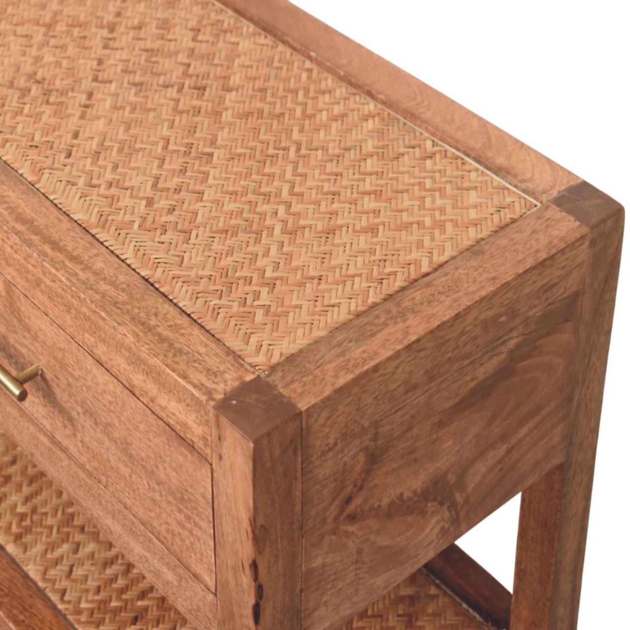 Saffron Rattan Console - verified alternate view 5