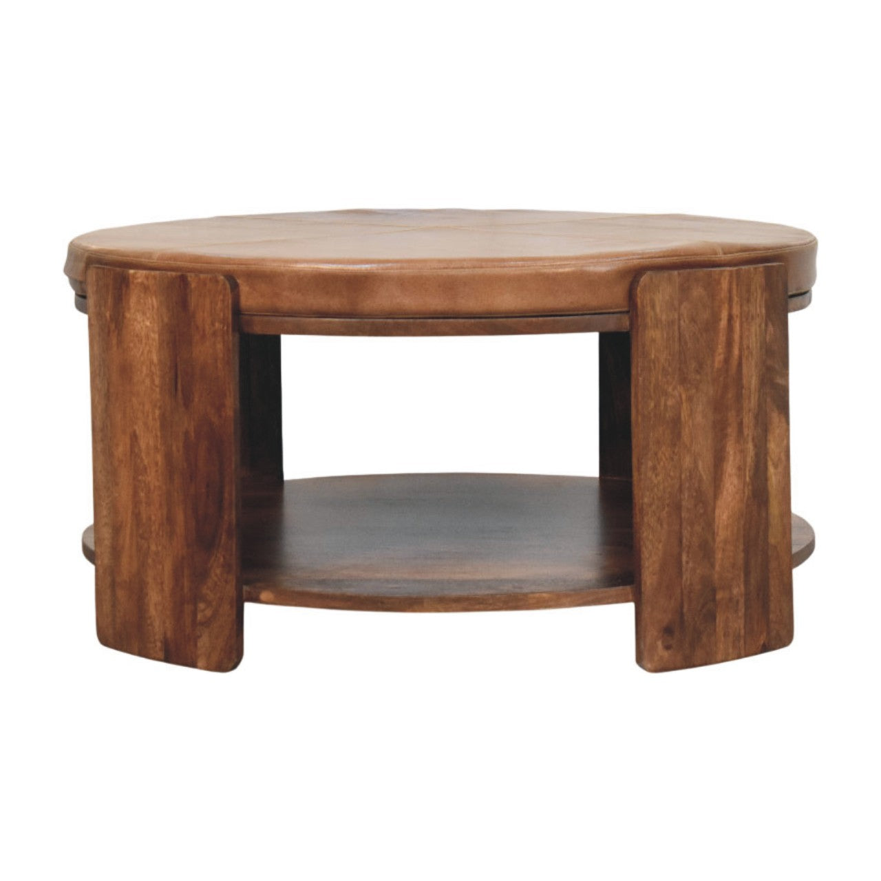 Savoy Leather Coffee Table - product view